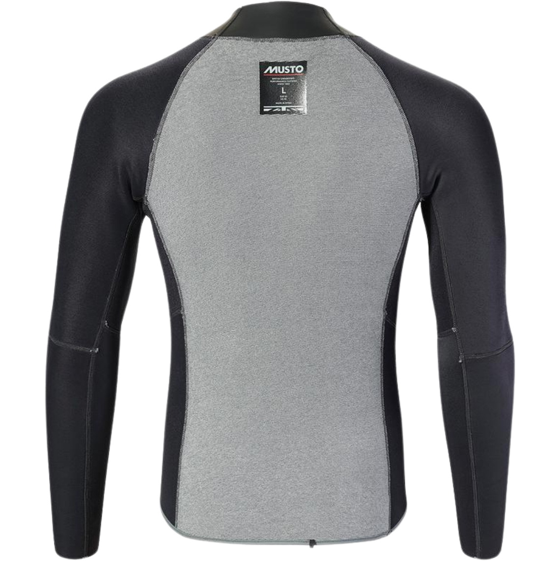 2025 Musto Männer Champ Langärmel 2mm Neoprene Top 82415 - Dark Grey / Marle